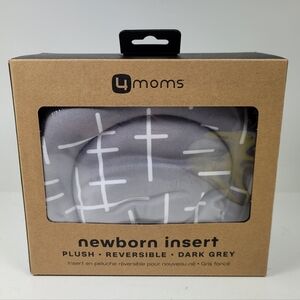 4moms Newborn Insert Plush Reversible Dark Grey